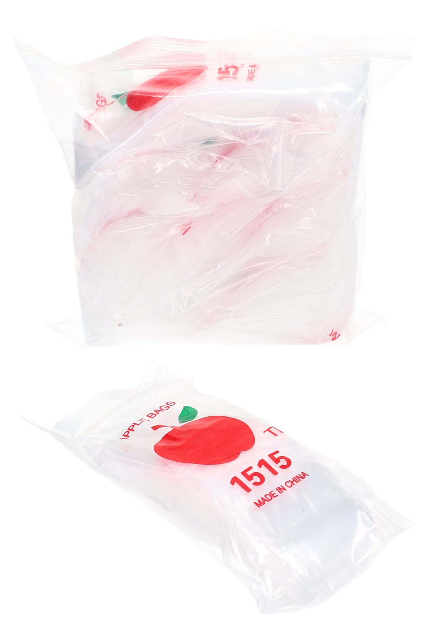Apple Bags Mini Zip Baggies Various Sizes 1000 Pack DankGeek
