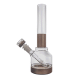 MJ Arsenal Alpine Series Palisade Water Pipe with clear borosilicate glass and 14mm joint, front view