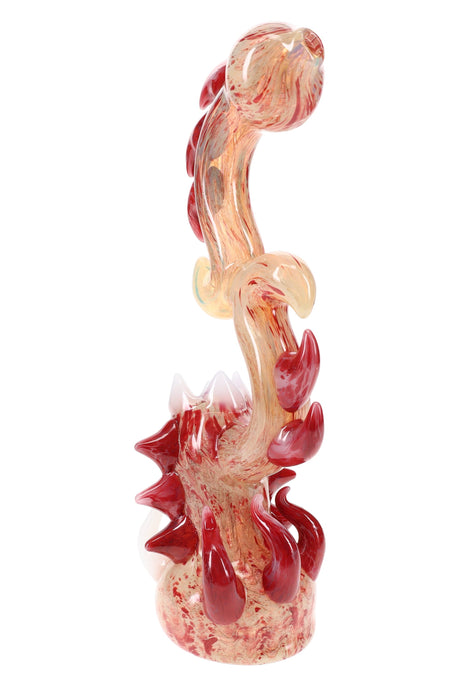 Glass Eyeball Sherlock Bubbler “Bloodshot Beast” – Silver Fumed – 9″ – Assorted Colors