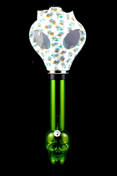 Acrylic Gas Mask Bong “Alien Skull” – Design Options