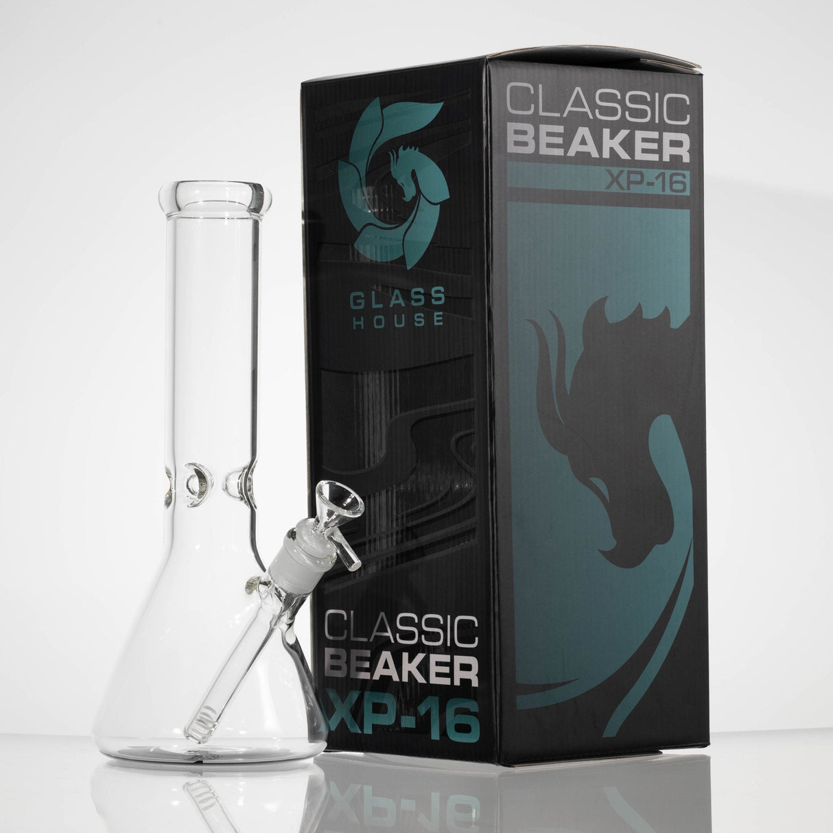 Glasshouse 12" Clear Beaker Bong