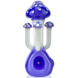 AFM 5" Shram Mushroom Trippy Hand Pipe with Heady Glass Design - Front View