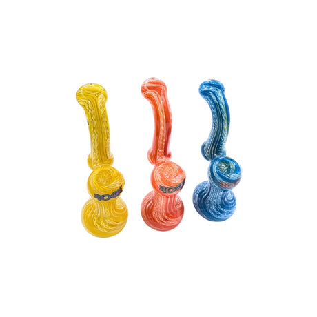 Colorburst Hammer Rock Glass Standing Sherlock Bubbler
