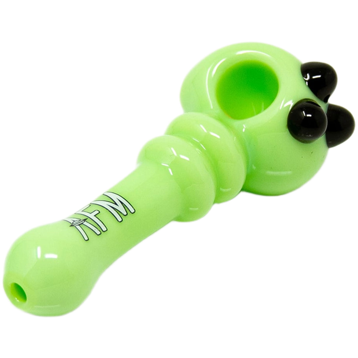 AFM Double Halo Glass Pipe