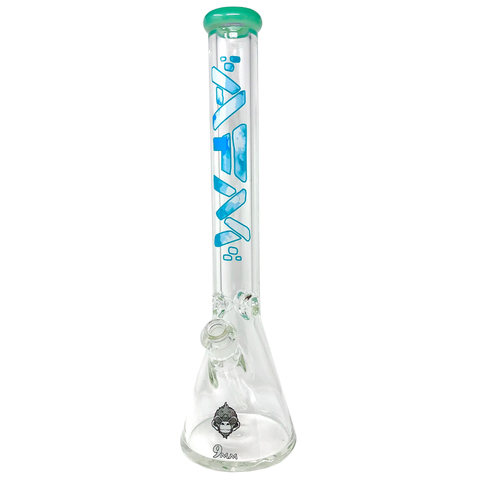 AFM The Cloud Beaker 18" Bong with 9mm Thick Borosilicate Glass and 14mm Female Joint