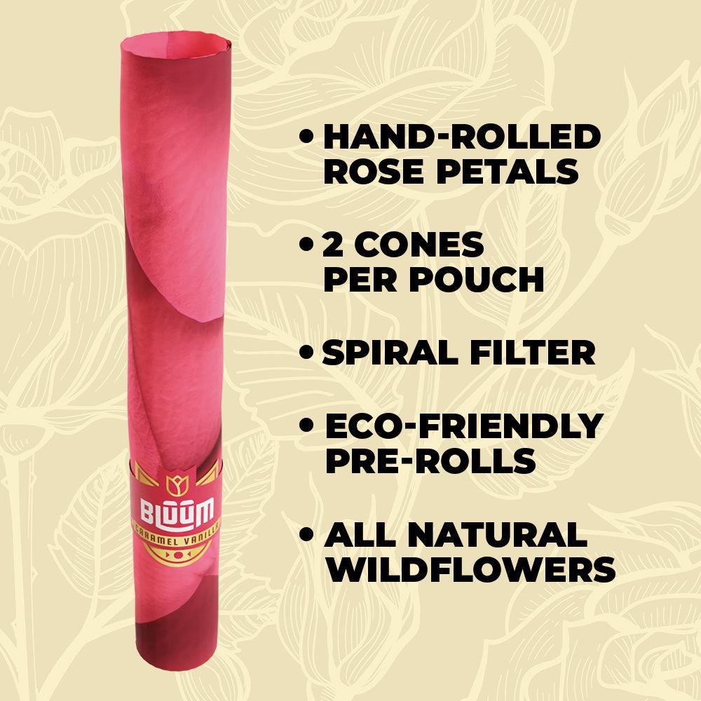 Bluum Wild Flower Cones - Red Rose - Caramel Vanilla - 2pk - 2ct