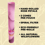 Bluum Wild Flower Rolls - Red, Pink and Gold Rose - 2pk - 3ct