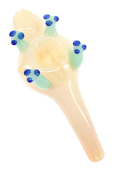 Silver Fumed Color-Changing Glass Critter Hand Pipe “Tailspin” – Assorted