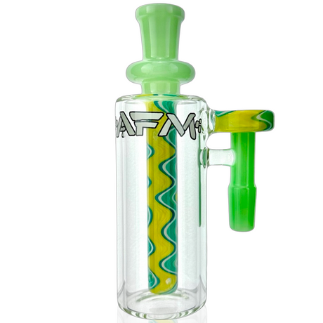 5" AFM Reversal WigWag Glass Ash Catcher, 14mm Joint