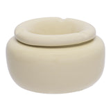 Fujima Moroccan Ceramic Ashtray - White Pearl / 5"