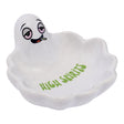 Fujima Ghosty High Spirits Ceramic Ashtray - Top View with Whimsical Design