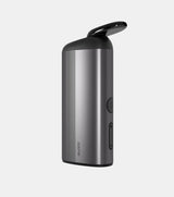 AUXO Calent Vaporizer in Silver, Portable Aluminum Design for Dry Herbs, Side View