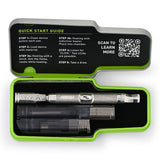 DynaVap The M 7 XL vaporizer resting inside its included DynaVap tin storage case for travel and protection.