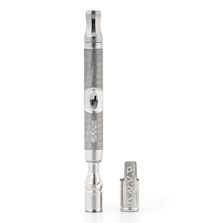 DynaVap The M 7 XL vaporizer standing vertically with the cap removed, showing the open tip chamber.