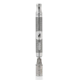 DynaVap The M 7 XL vaporizer standing vertically with the cap on, showing its extended length and profile.