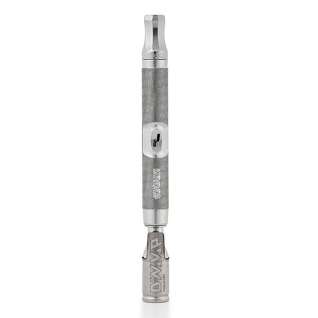 DynaVap The M 7 XL vaporizer standing vertically with the cap on, showing its extended length and profile.
