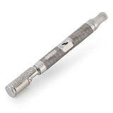 DynaVap The M 7 XL vaporizer shown at an angle, highlighting the length and stainless steel construction.