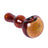 Human Grade Spoon Pipe Model C borosilicate glass pipe with left carb