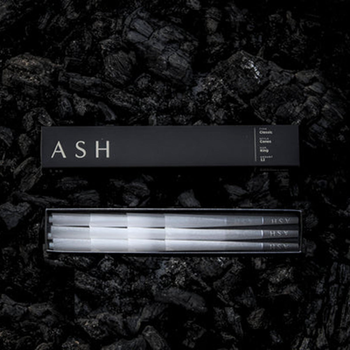 Ash Pre-Rolled Cones | Classic | 32 Count | Box