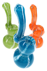 Frit Striped Sherlock Bubbler Pocket Sleuth 5 inch alternate view
