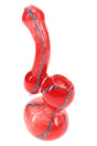 Frit Striped Sherlock Bubbler Pocket Sleuth 5 inch