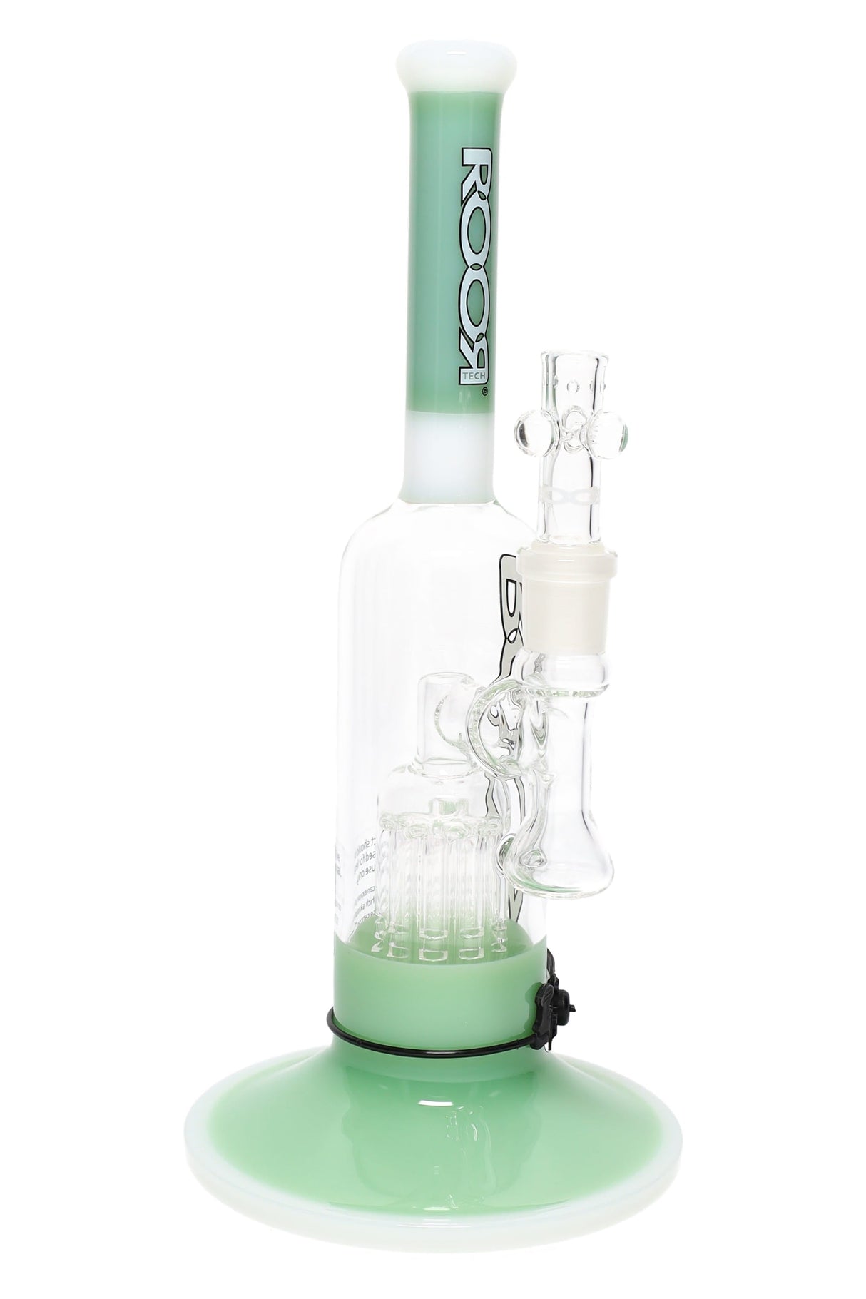 RooR Tech 12″ Multicolor Stemless Bubbler – Ten-Arm Tree Perc – 18.8 mm