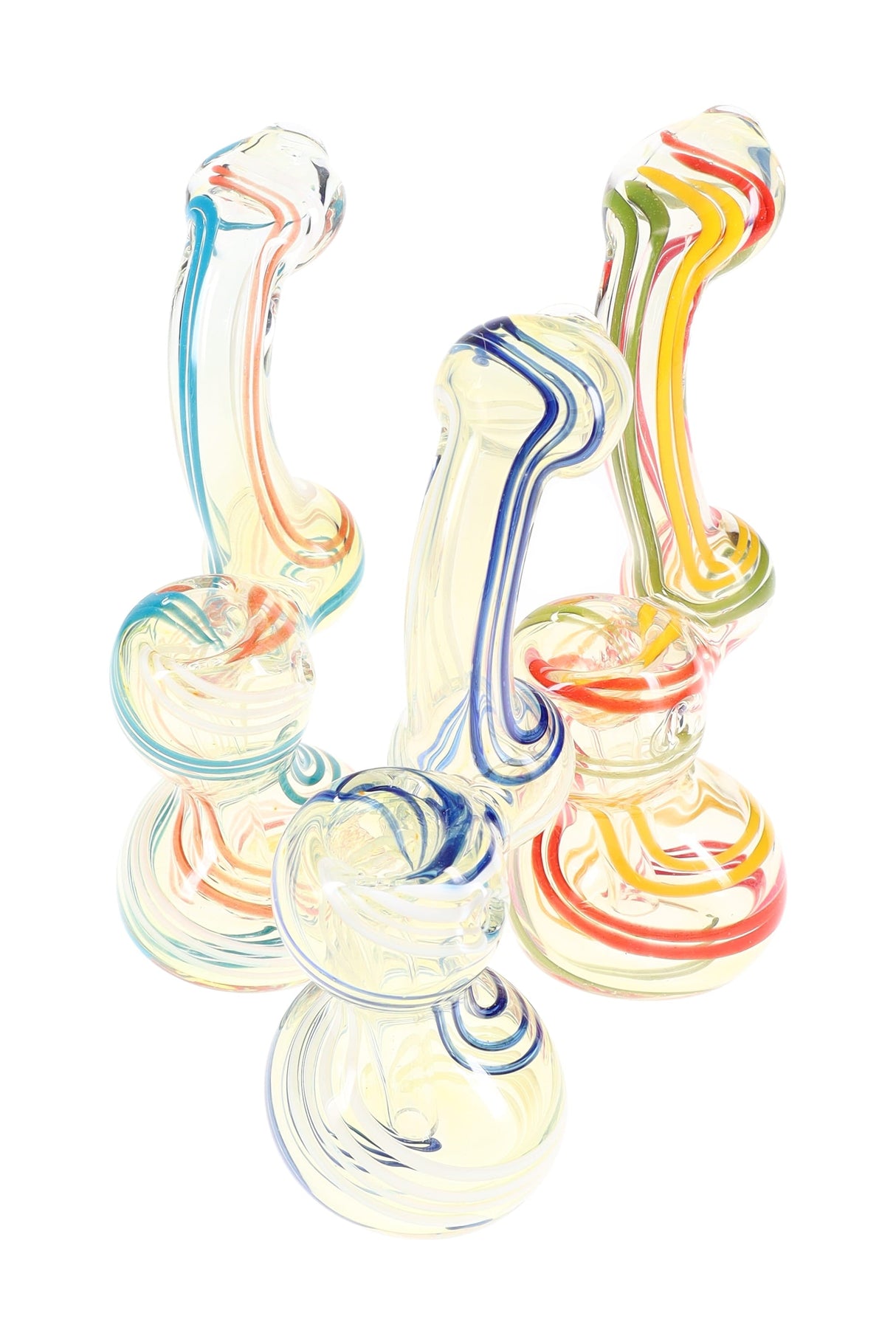 4″ Mini Swirl Color-Changing Sherlock Bubbler