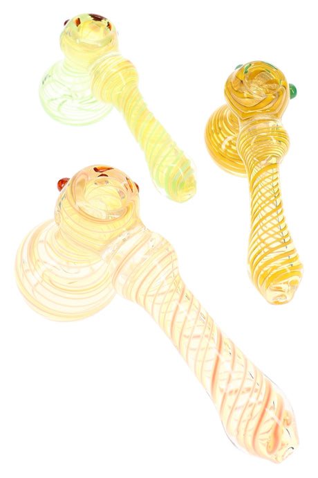 Color-Changing Spiral Hammer Bubbler Tiny Twist 5 inch alternate view