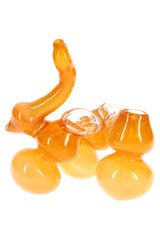 Gold Fumed Triple-Chamber Sherlock Glass Bubbler “Tri-Stack” – 7″