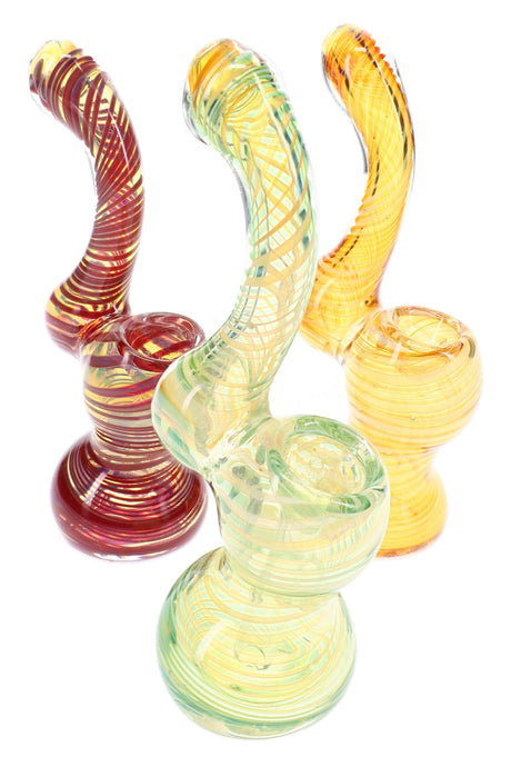 Color-Changing Spiral Sherlock Bubbler Mini Wizard 5 inch alternate view