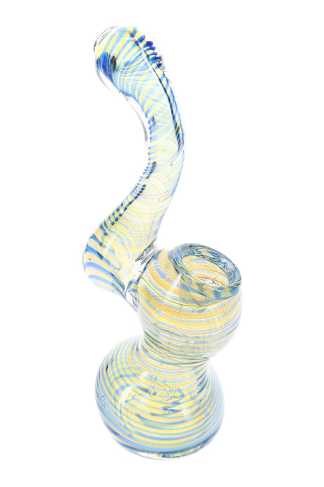 Color-Changing Spiral Sherlock Bubbler Mini Wizard 5 inch