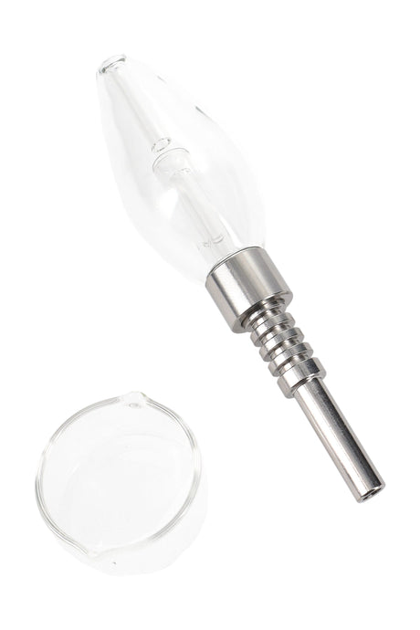Glass Bulb Dab Straw “Mini Capsule” – 5½″