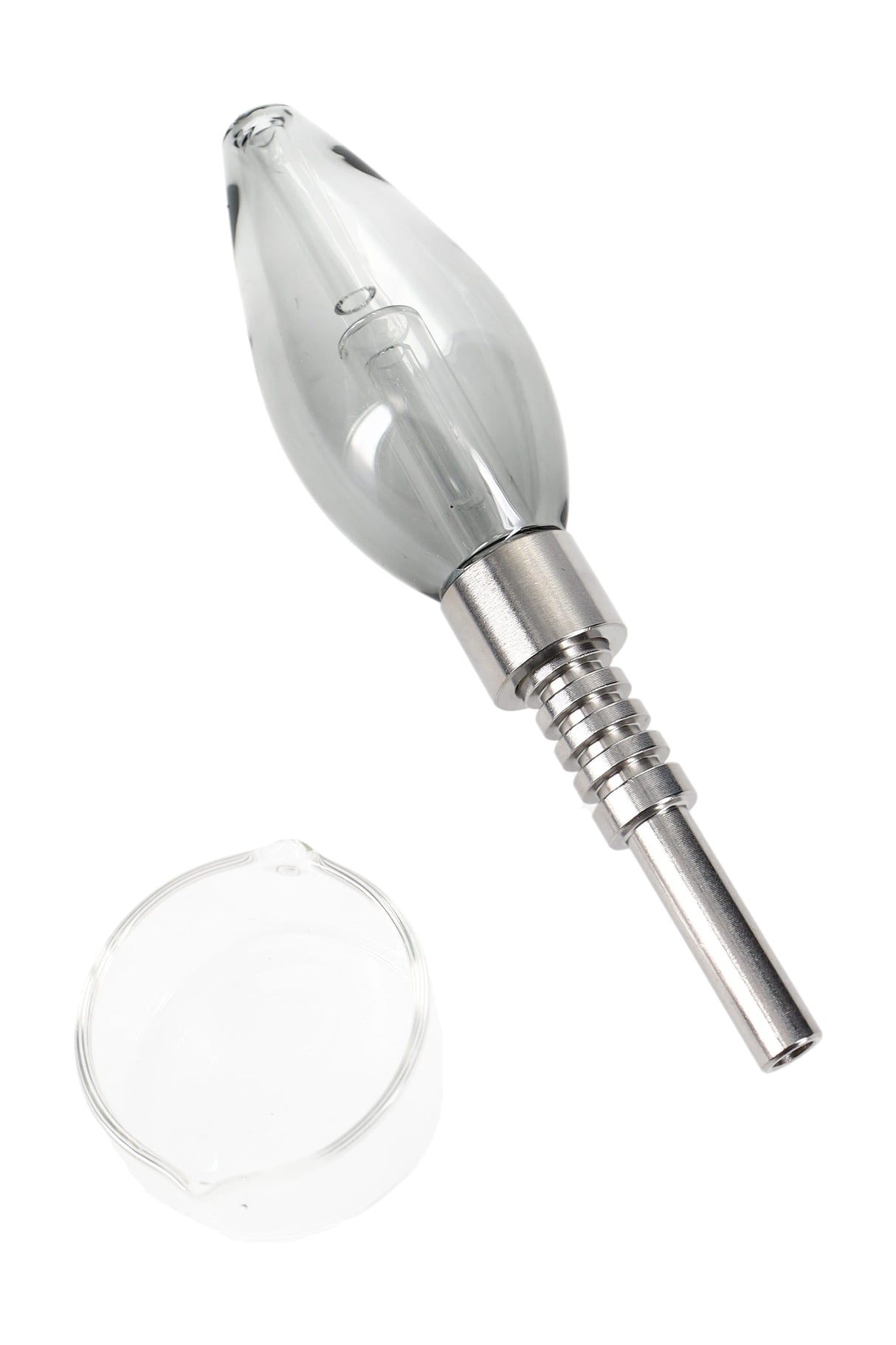 Glass Bulb Dab Straw “Mini Capsule” – 5½″