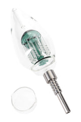 Glass Light Bulb Dab Straw “Filament Flow” – Tree Perc – 8″