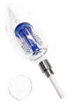 8″ Light Bulb Dab Straw Kit – Tree Perc - Assorted Colors