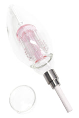 8″ Light Bulb Dab Straw Kit – Tree Perc - Assorted Colors