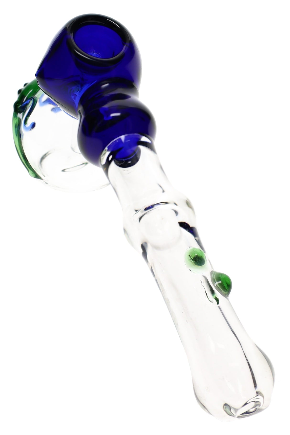 Clear Lizard Reptile Ripple glass hammer bubbler