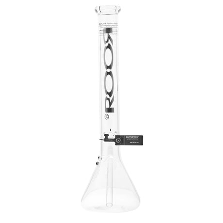 RooR Classic 18" Beaker Waterpipe - Black/White Logo