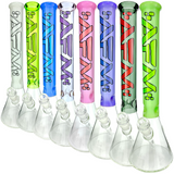 AFM Glass 16" Extraterrestrial Beaker Bongs in Various Colors with 14mm Female Joint