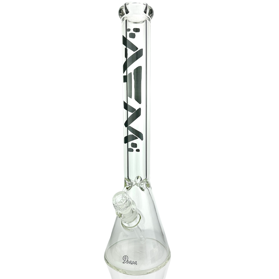 AFM Heavy Boi 18" Clear Glass 9mm Beaker Bong with Borosilicate Build and Female Joint