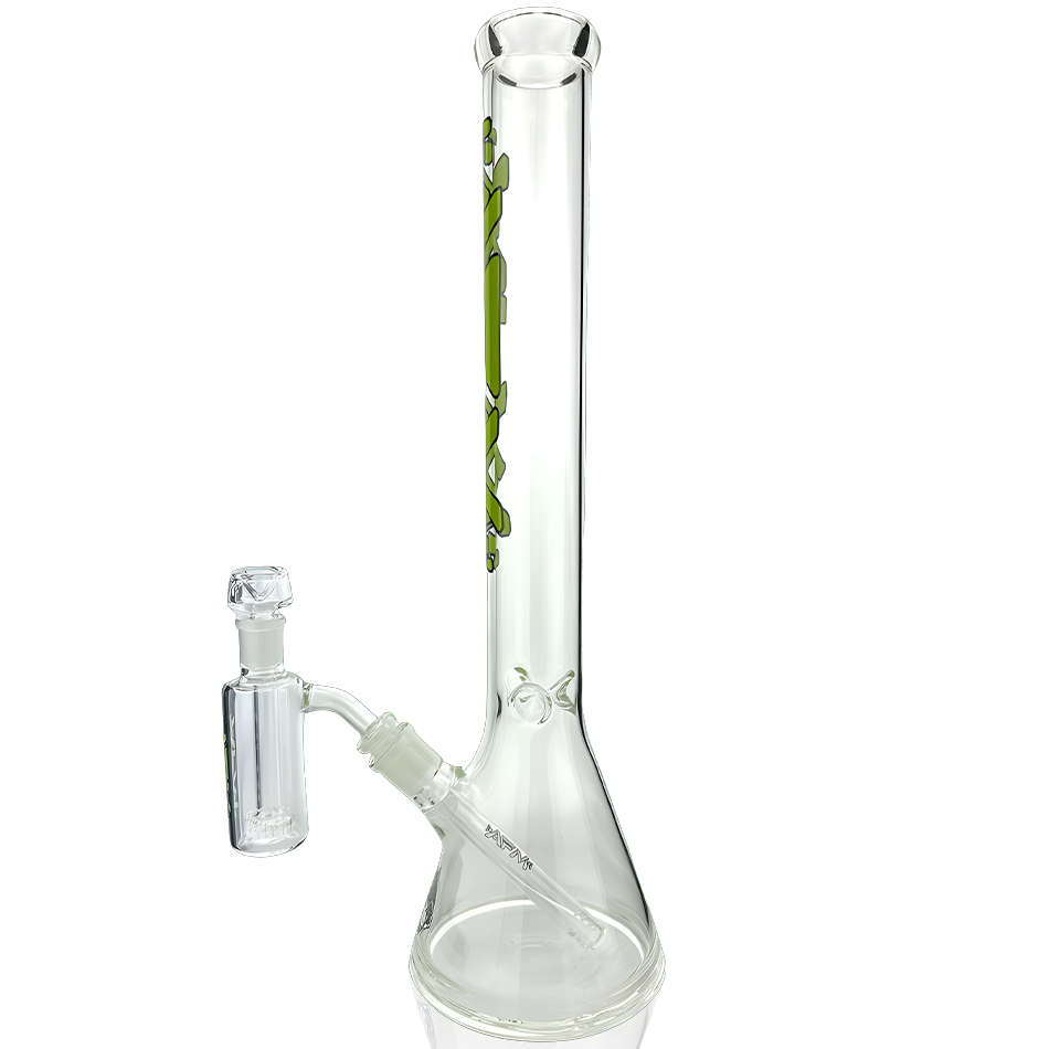 AFM 18" Clear Glass Beaker Bong with Showerhead Perc and 14mm Female Joint