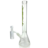 AFM 18" Clear Glass Beaker Bong with Showerhead Perc and 14mm Female Joint