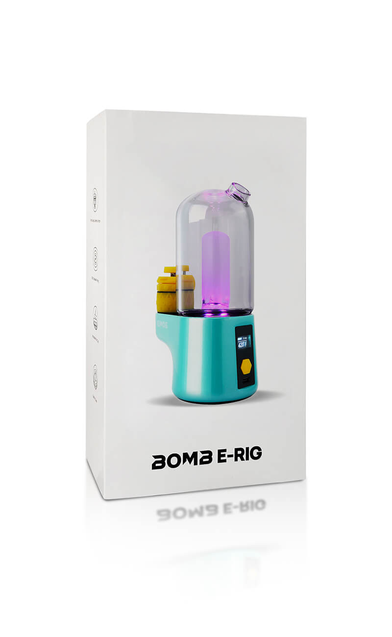 Bomb Portable Electric Dab Rig-Teal