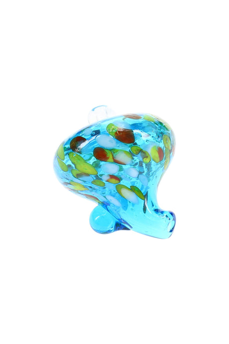 Frit Glass Carb Cap “Confetti Swirl” – Directional Spout – Assorted Colors