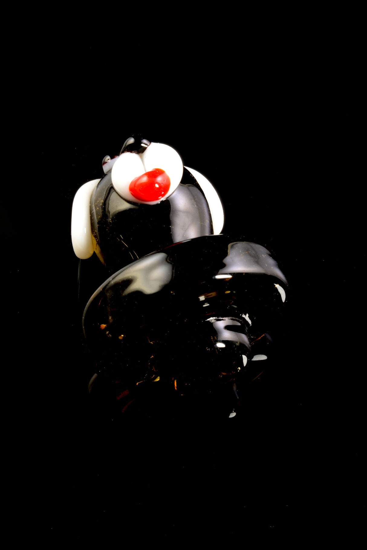 Glass “Happy Hound” Carb Cap – Assorted Colors