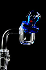 Glass “Happy Hound” Carb Cap – Assorted Colors