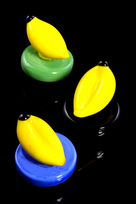 Glass Banana Carb Cap – Assorted Colors