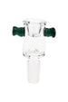 Glass-on-Glass Screen Bowl “Ash Saver” – 14.5 mm Male