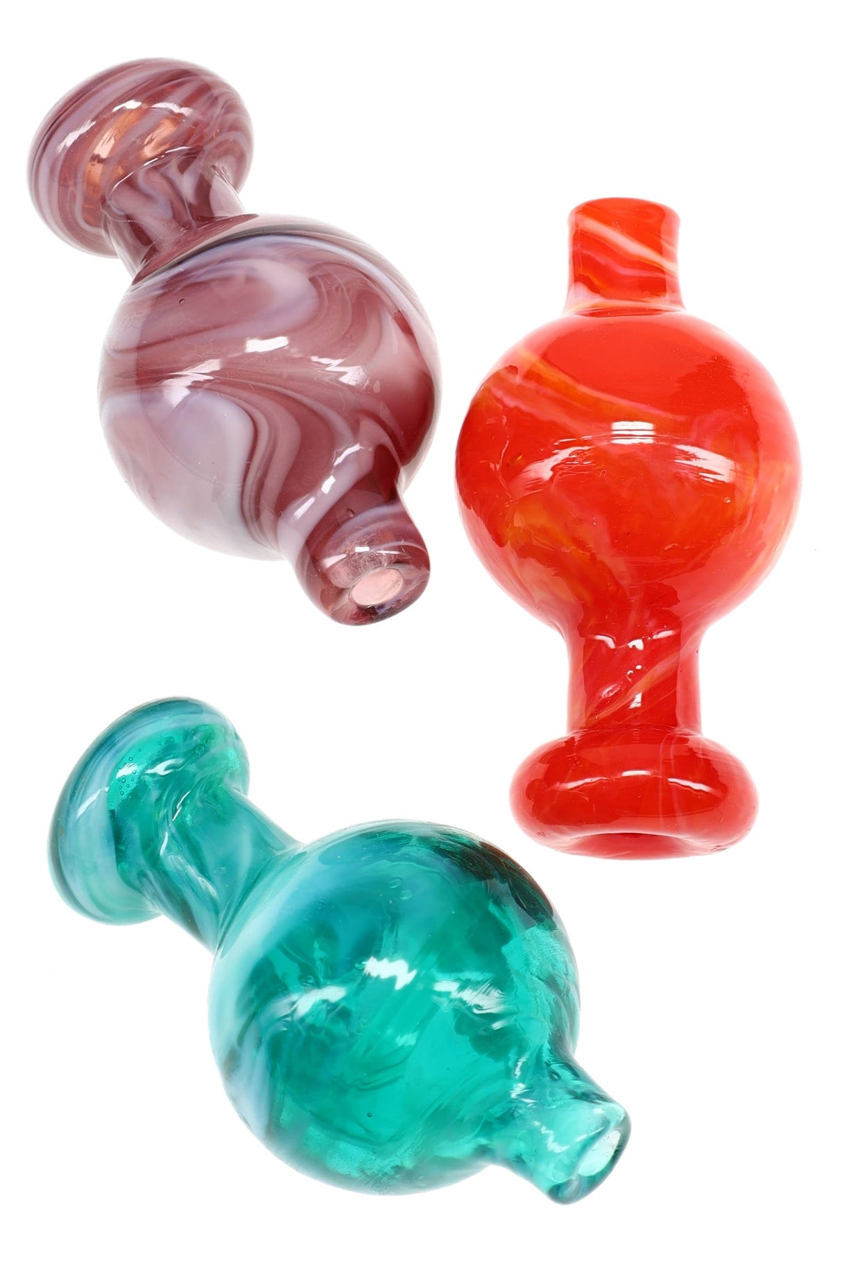 Glass Bubble Carb Cap “Color Swirl”