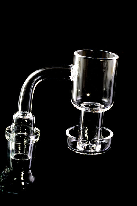 Quartz 14.5 mm Male 90° Terp Slurper Banger – 2 mm Thick